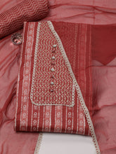 Printed Cotton Unstitched Suit Piece With Dupatta